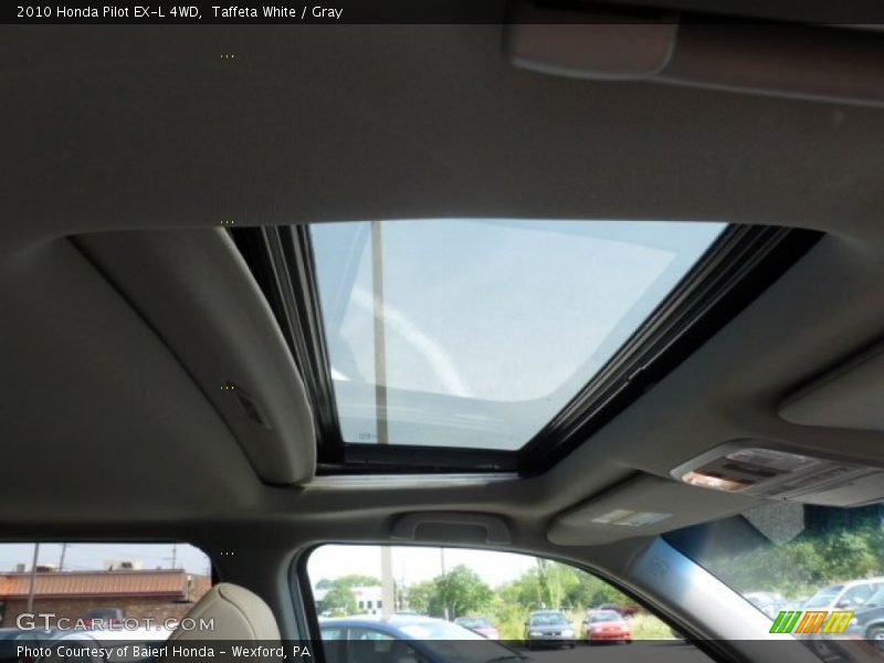 Taffeta White / Gray 2010 Honda Pilot EX-L 4WD