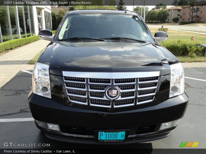 Black Raven / Ebony/Ebony 2007 Cadillac Escalade AWD