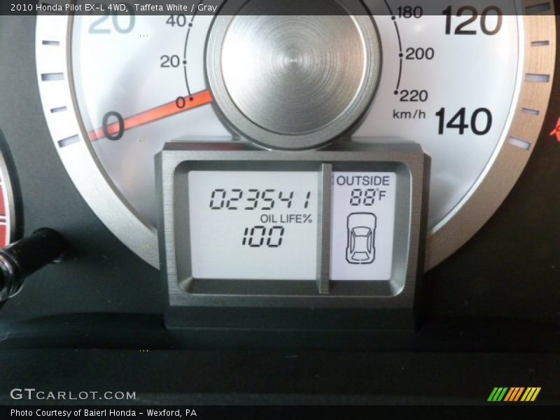 Taffeta White / Gray 2010 Honda Pilot EX-L 4WD