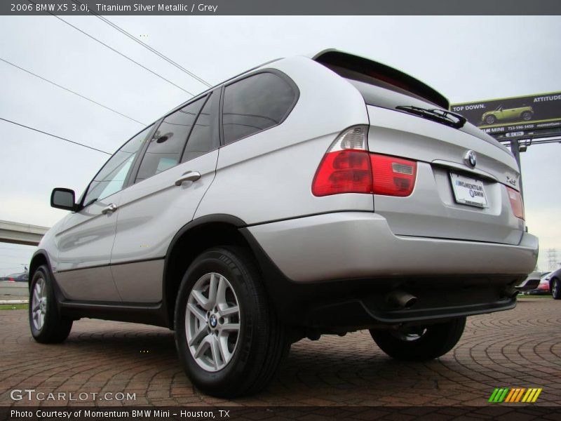 Titanium Silver Metallic / Grey 2006 BMW X5 3.0i