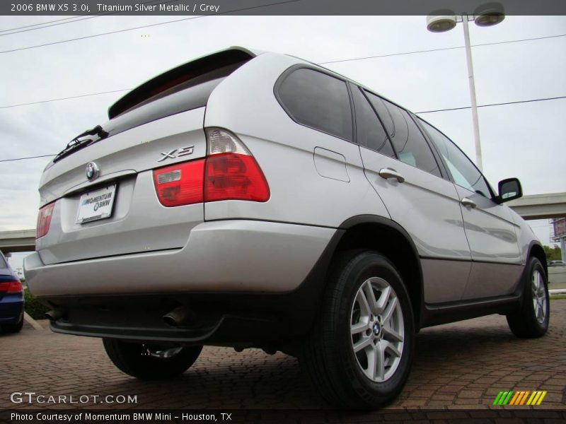 Titanium Silver Metallic / Grey 2006 BMW X5 3.0i