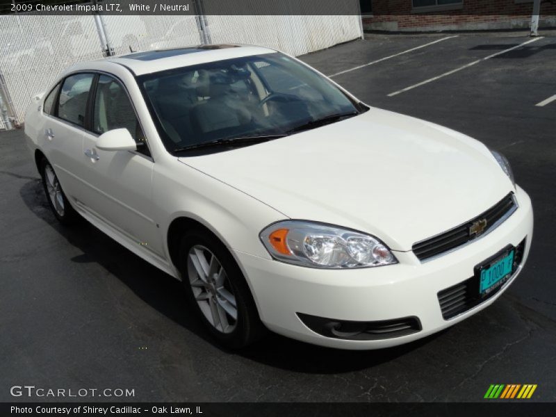 White / Neutral 2009 Chevrolet Impala LTZ