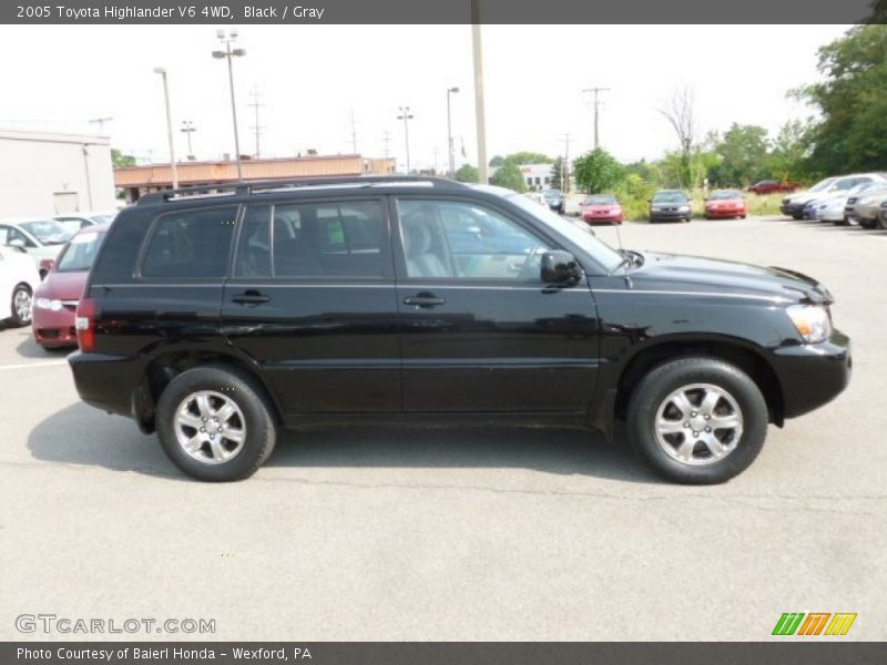 Black / Gray 2005 Toyota Highlander V6 4WD
