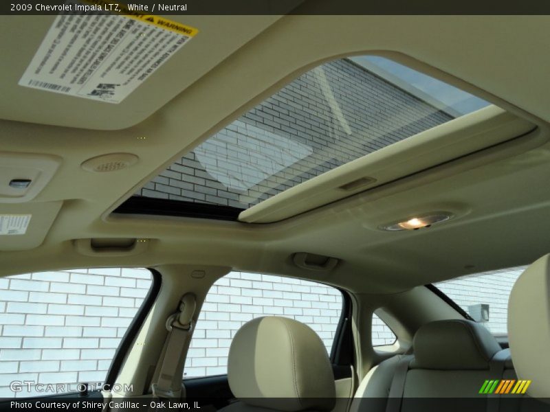 White / Neutral 2009 Chevrolet Impala LTZ
