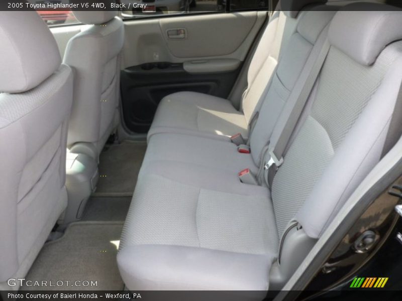 Black / Gray 2005 Toyota Highlander V6 4WD
