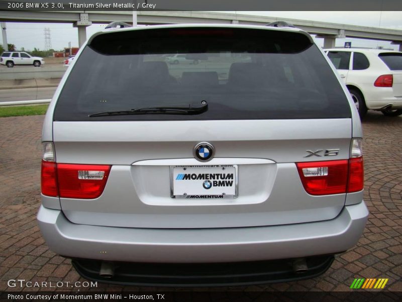Titanium Silver Metallic / Grey 2006 BMW X5 3.0i
