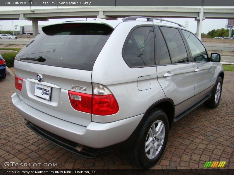 Titanium Silver Metallic / Grey 2006 BMW X5 3.0i