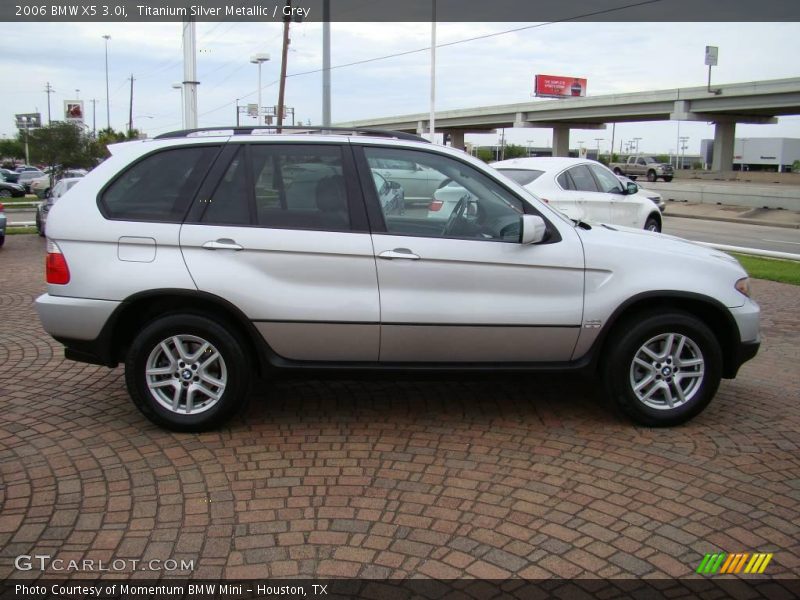 Titanium Silver Metallic / Grey 2006 BMW X5 3.0i