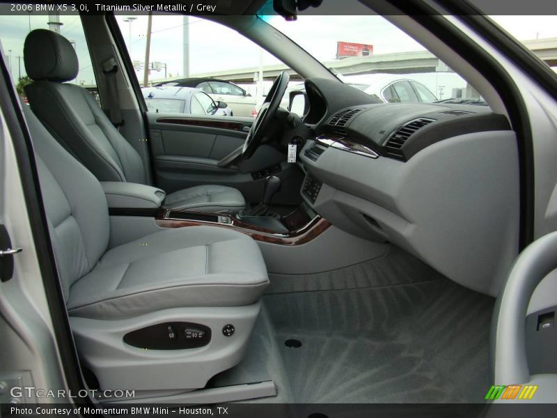 Titanium Silver Metallic / Grey 2006 BMW X5 3.0i