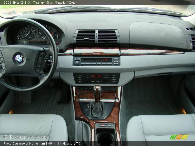 Titanium Silver Metallic / Grey 2006 BMW X5 3.0i