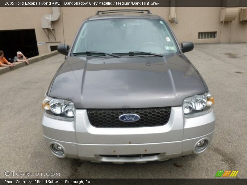 Dark Shadow Grey Metallic / Medium/Dark Flint Grey 2005 Ford Escape Hybrid 4WD