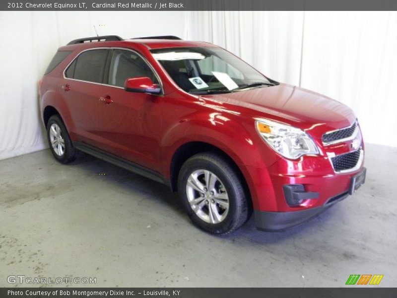 Cardinal Red Metallic / Jet Black 2012 Chevrolet Equinox LT