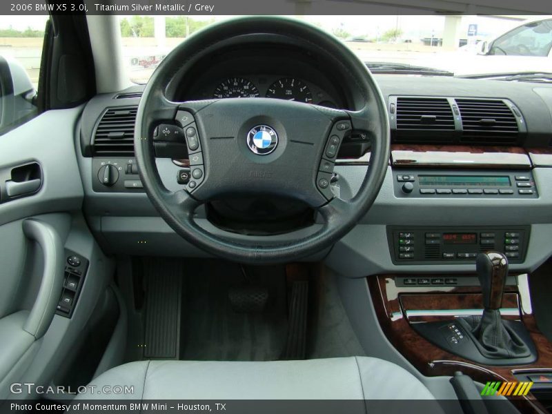 Titanium Silver Metallic / Grey 2006 BMW X5 3.0i