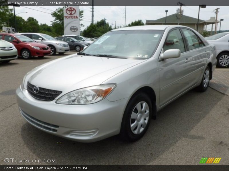 Lunar Mist Metallic / Stone 2002 Toyota Camry LE