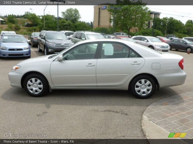 Lunar Mist Metallic / Stone 2002 Toyota Camry LE