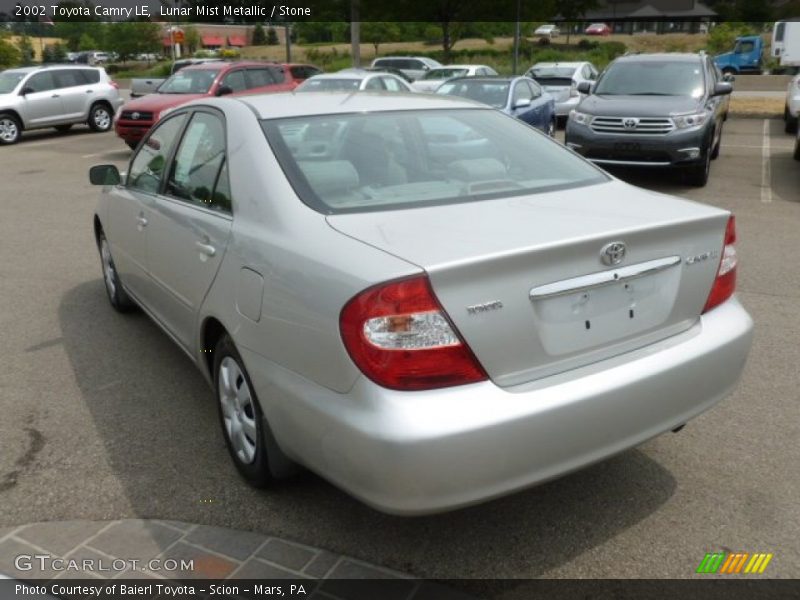 Lunar Mist Metallic / Stone 2002 Toyota Camry LE