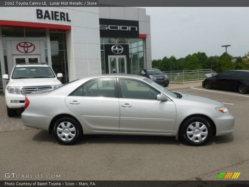 Lunar Mist Metallic / Stone 2002 Toyota Camry LE