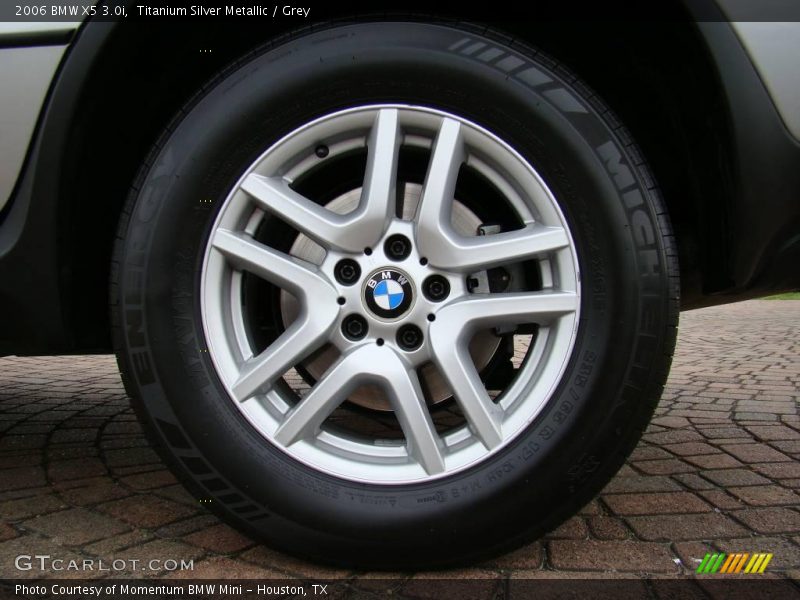 Titanium Silver Metallic / Grey 2006 BMW X5 3.0i
