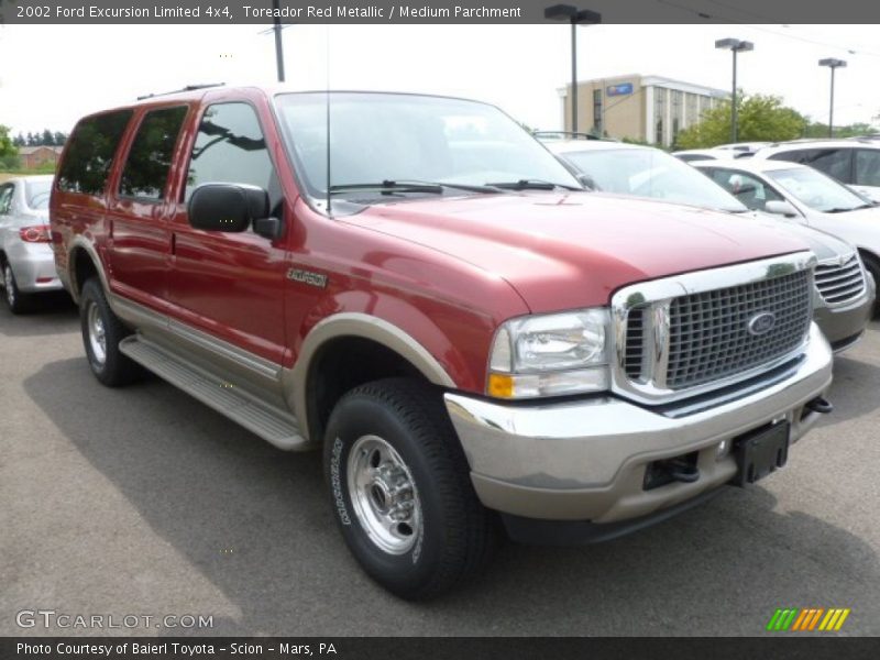 Toreador Red Metallic / Medium Parchment 2002 Ford Excursion Limited 4x4