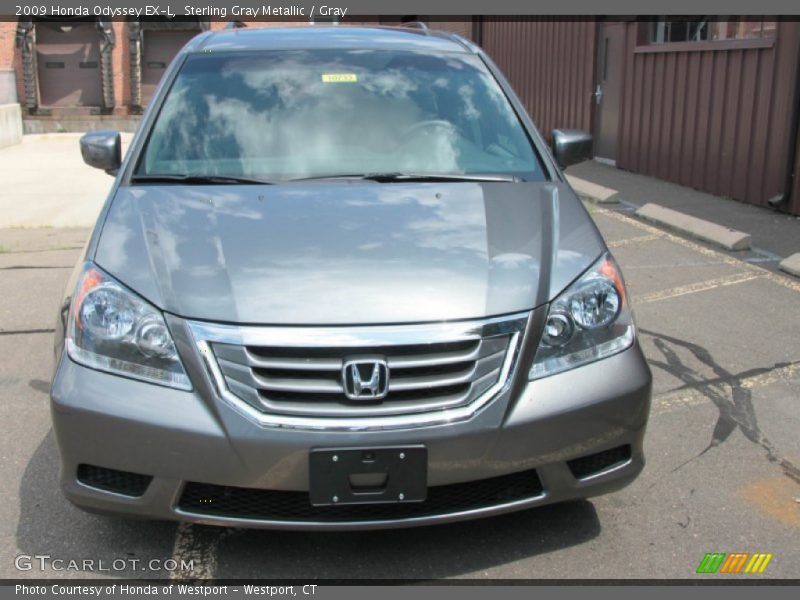 Sterling Gray Metallic / Gray 2009 Honda Odyssey EX-L