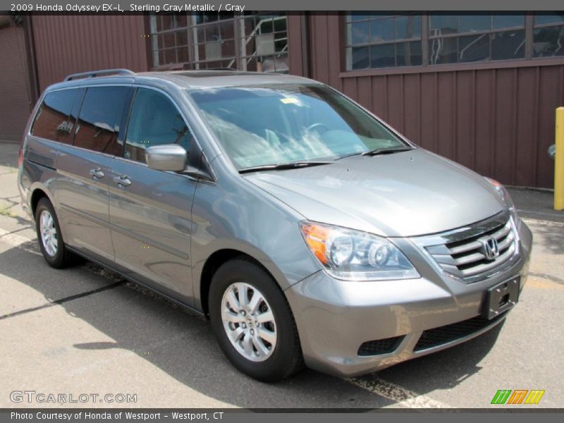 Sterling Gray Metallic / Gray 2009 Honda Odyssey EX-L