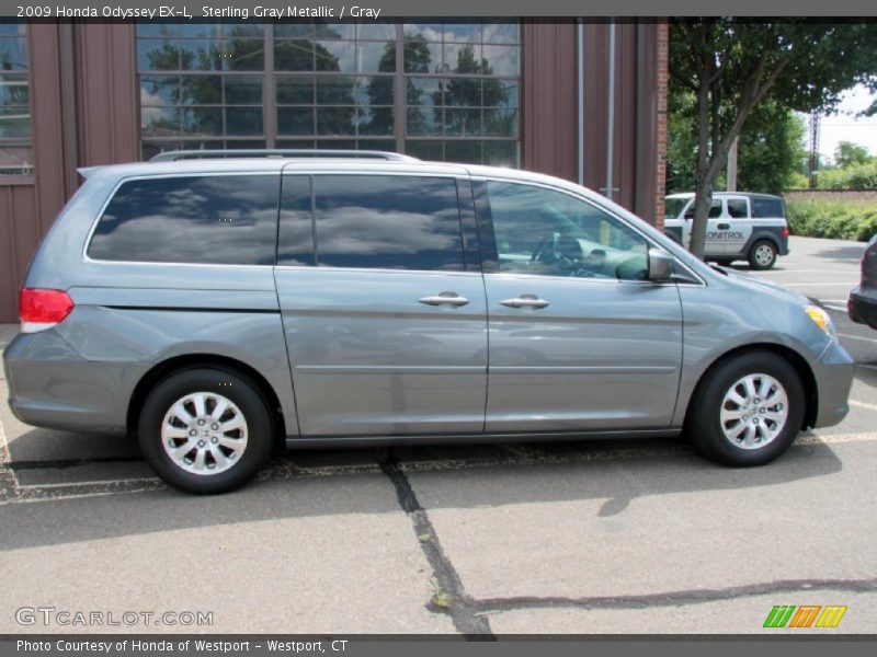 Sterling Gray Metallic / Gray 2009 Honda Odyssey EX-L