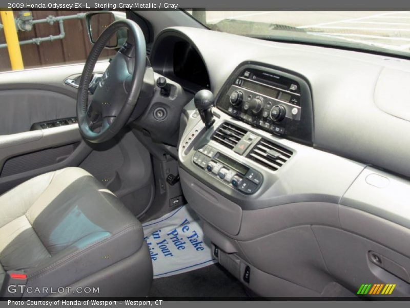 Sterling Gray Metallic / Gray 2009 Honda Odyssey EX-L
