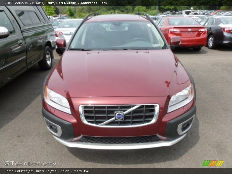 Ruby Red Metallic / Anthracite Black 2008 Volvo XC70 AWD