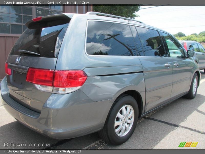 Sterling Gray Metallic / Gray 2009 Honda Odyssey EX-L