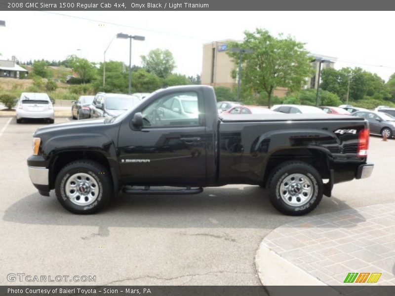 Onyx Black / Light Titanium 2008 GMC Sierra 1500 Regular Cab 4x4