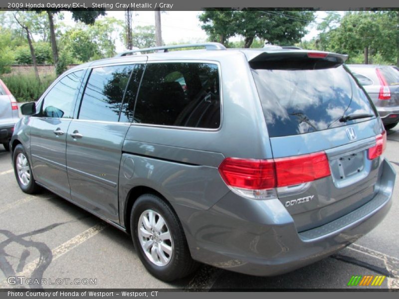 Sterling Gray Metallic / Gray 2009 Honda Odyssey EX-L