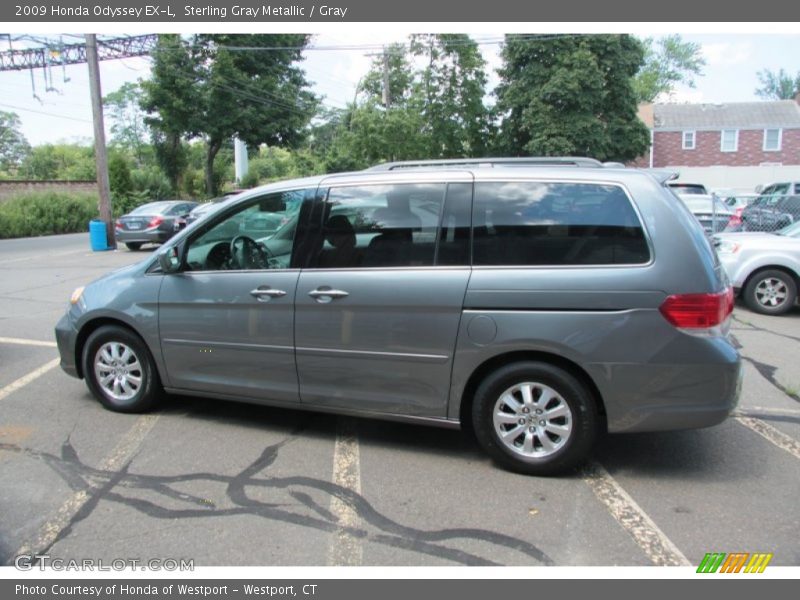 Sterling Gray Metallic / Gray 2009 Honda Odyssey EX-L