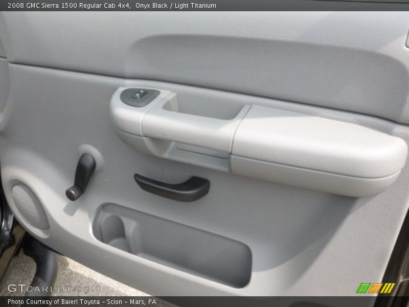 Onyx Black / Light Titanium 2008 GMC Sierra 1500 Regular Cab 4x4