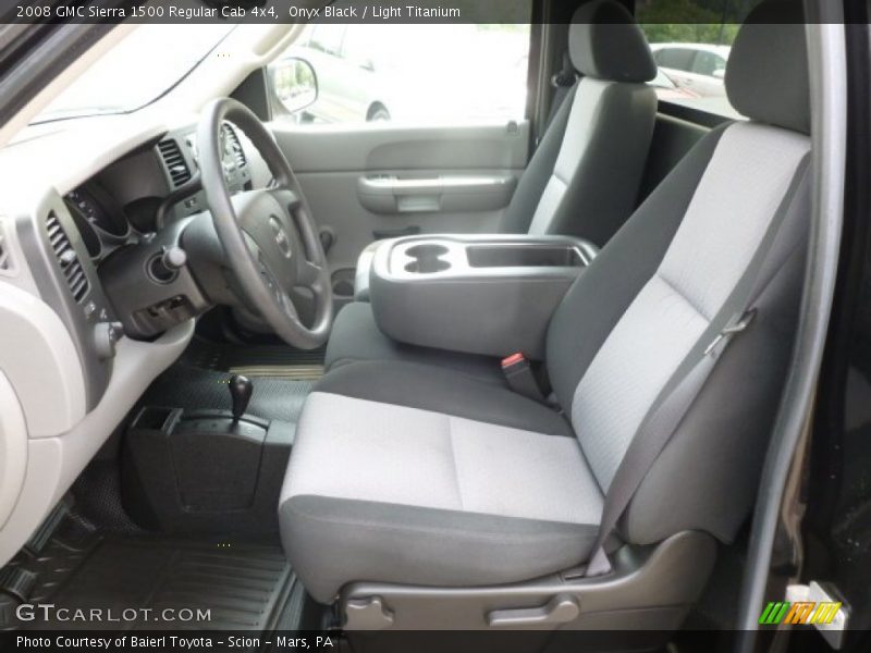 Onyx Black / Light Titanium 2008 GMC Sierra 1500 Regular Cab 4x4