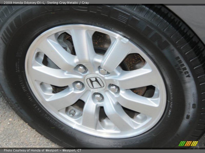 Sterling Gray Metallic / Gray 2009 Honda Odyssey EX-L