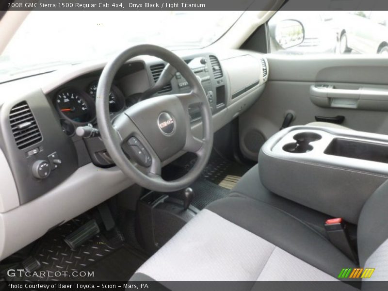 Onyx Black / Light Titanium 2008 GMC Sierra 1500 Regular Cab 4x4