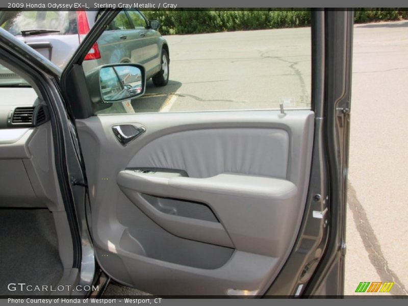 Sterling Gray Metallic / Gray 2009 Honda Odyssey EX-L