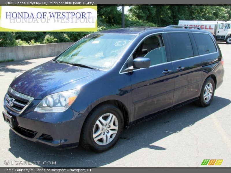 Midnight Blue Pearl / Gray 2006 Honda Odyssey EX