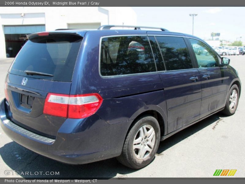 Midnight Blue Pearl / Gray 2006 Honda Odyssey EX