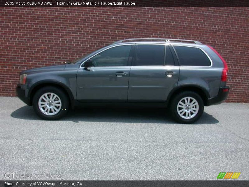 Titanium Gray Metallic / Taupe/Light Taupe 2005 Volvo XC90 V8 AWD