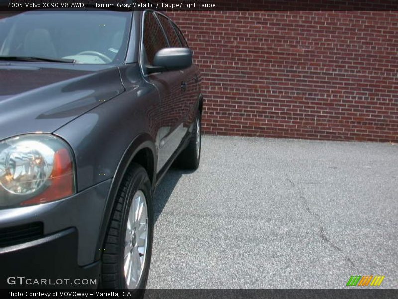 Titanium Gray Metallic / Taupe/Light Taupe 2005 Volvo XC90 V8 AWD