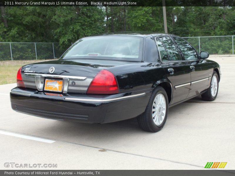 Black / Medium Light Stone 2011 Mercury Grand Marquis LS Ultimate Edition