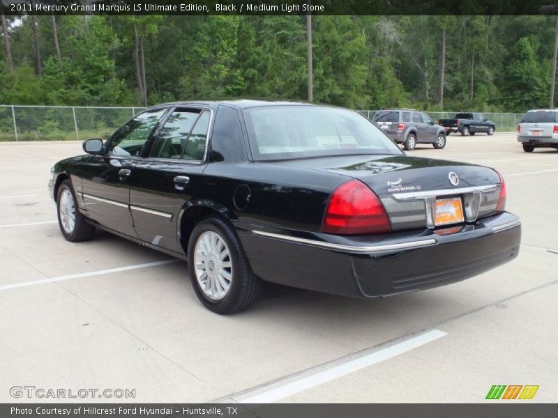 Black / Medium Light Stone 2011 Mercury Grand Marquis LS Ultimate Edition
