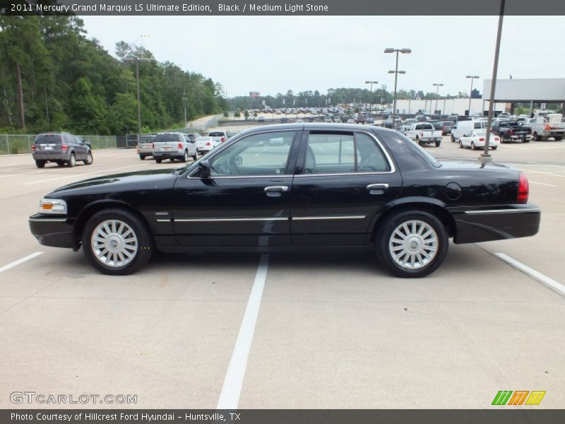 Black / Medium Light Stone 2011 Mercury Grand Marquis LS Ultimate Edition