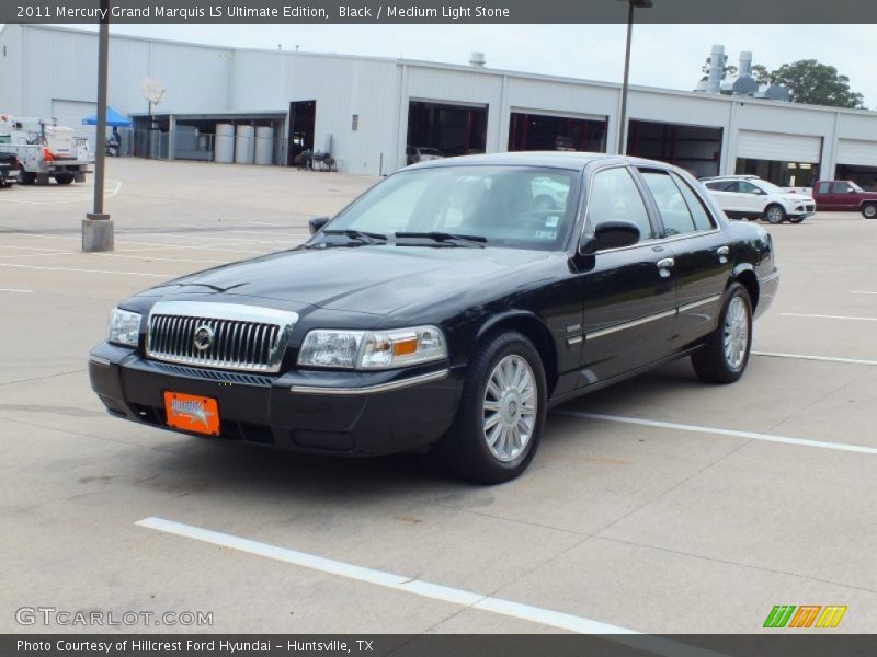 Black / Medium Light Stone 2011 Mercury Grand Marquis LS Ultimate Edition