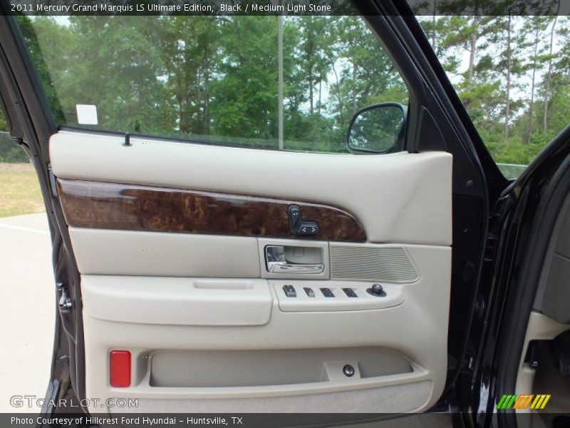 Black / Medium Light Stone 2011 Mercury Grand Marquis LS Ultimate Edition