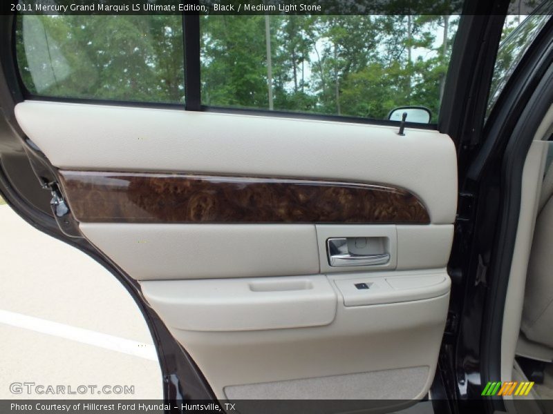 Black / Medium Light Stone 2011 Mercury Grand Marquis LS Ultimate Edition