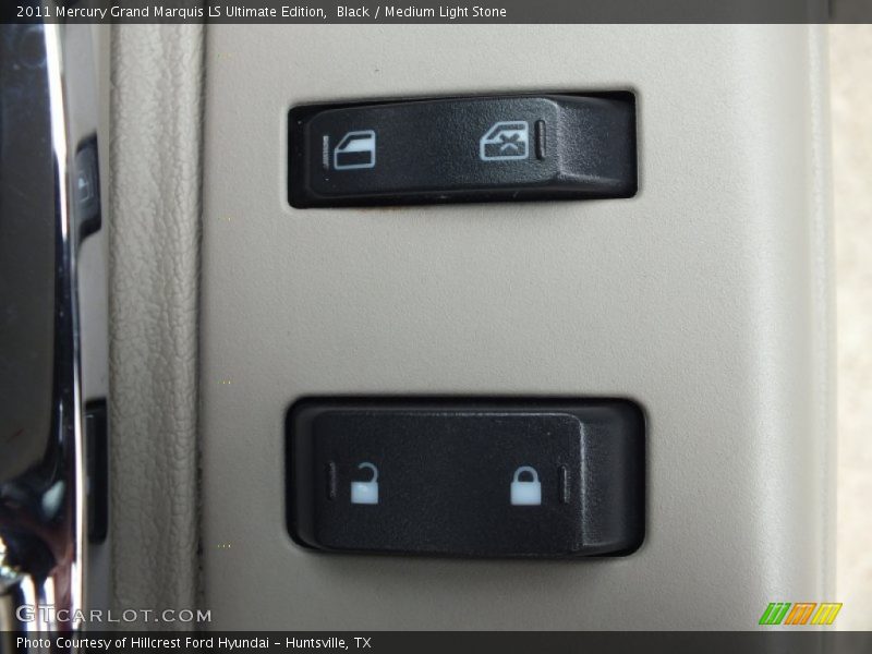 Black / Medium Light Stone 2011 Mercury Grand Marquis LS Ultimate Edition
