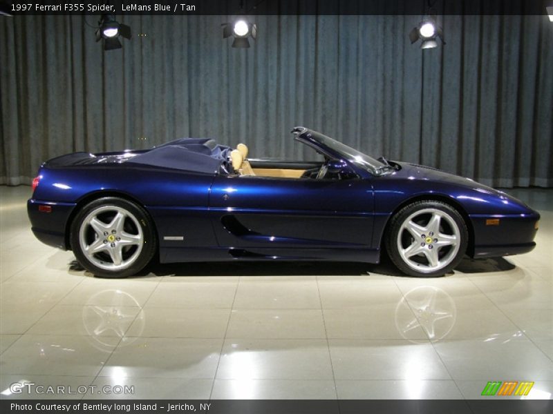 LeMans Blue / Tan 1997 Ferrari F355 Spider