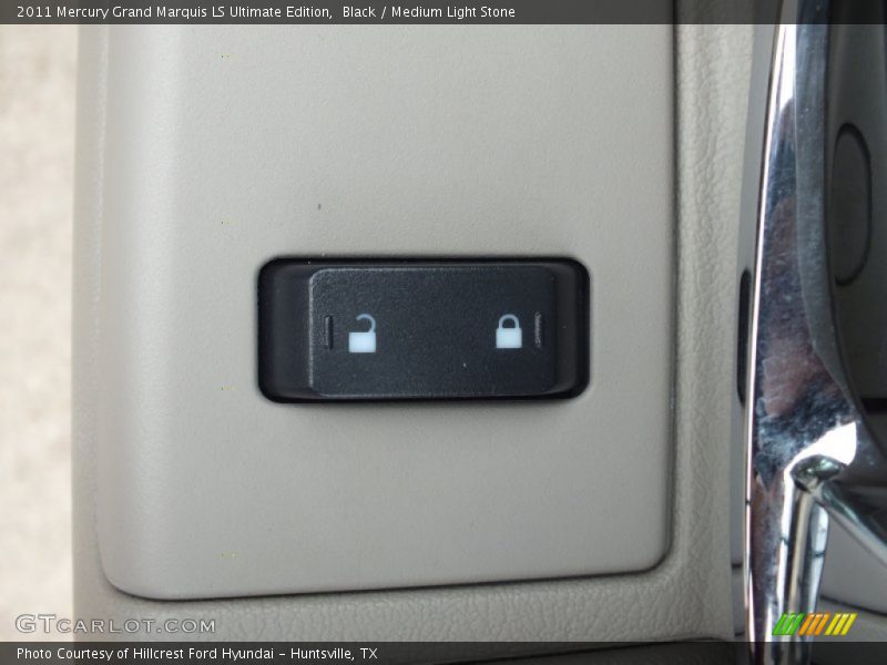 Black / Medium Light Stone 2011 Mercury Grand Marquis LS Ultimate Edition